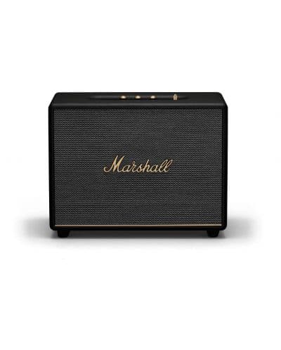 Безжичен аудиофилски спийкър за мобилни устройства с Bluetooth и 3.5 mm изход - Marshall Woburn III (черен)