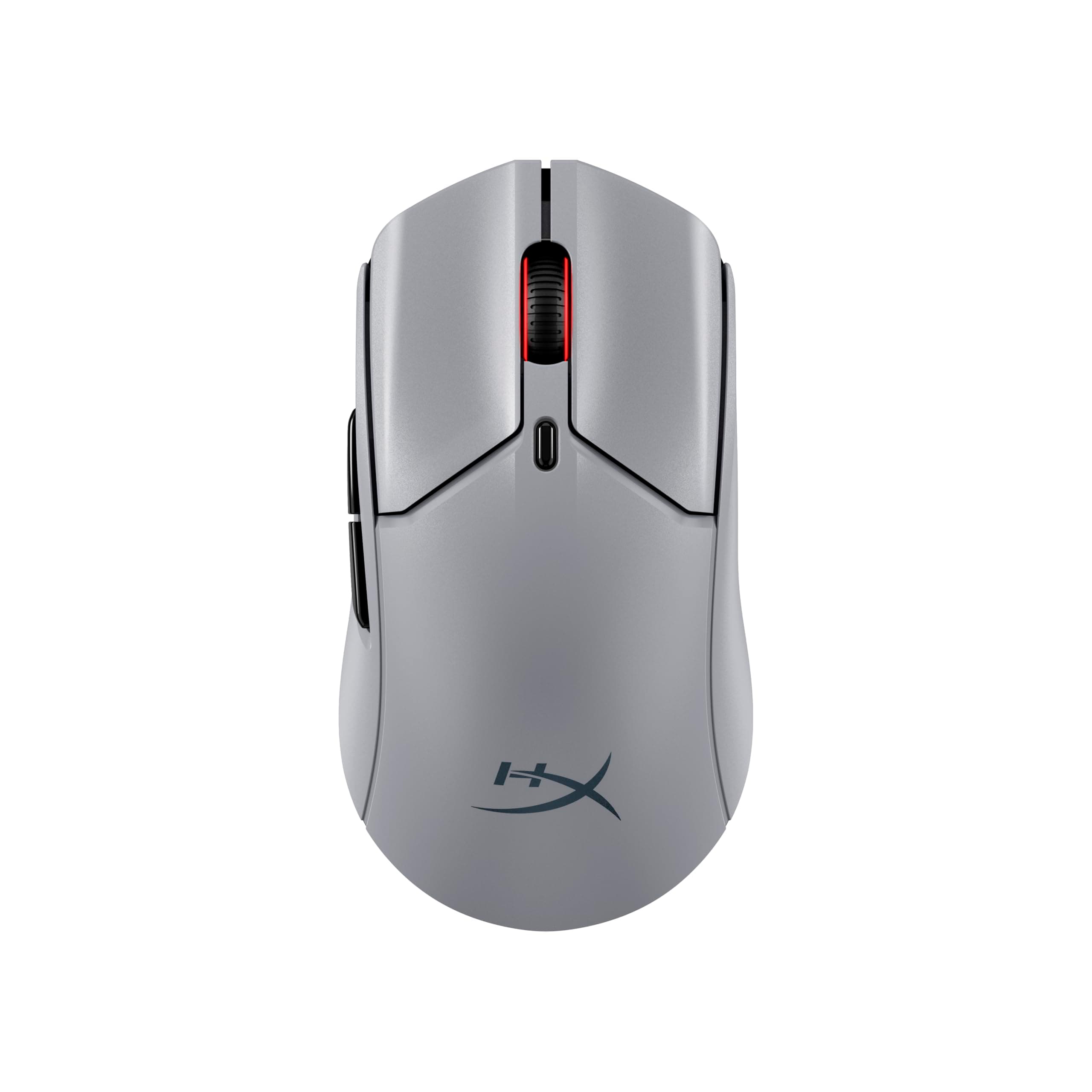 Мишка HyperX Pulsefire Haste 2 Pro, оптична (26 000 dpi), жична/безжична, Bluetooth, USB, сива, гейминг, 6 бутона, 4000Hz Polling rate