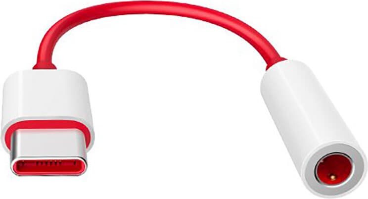 Пасивен адаптер USB-C към 3.5 мм. за устройства с USB-C порт (червен) - OnePlus USB-C to 3.5mm Adapter (bulk)
