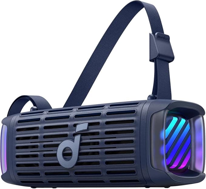 Безжичен блутут спийкър за мобилни устройства - Anker SoundCore Boom 3i Rugged Bluetooth Speaker 50W (тъмносин)