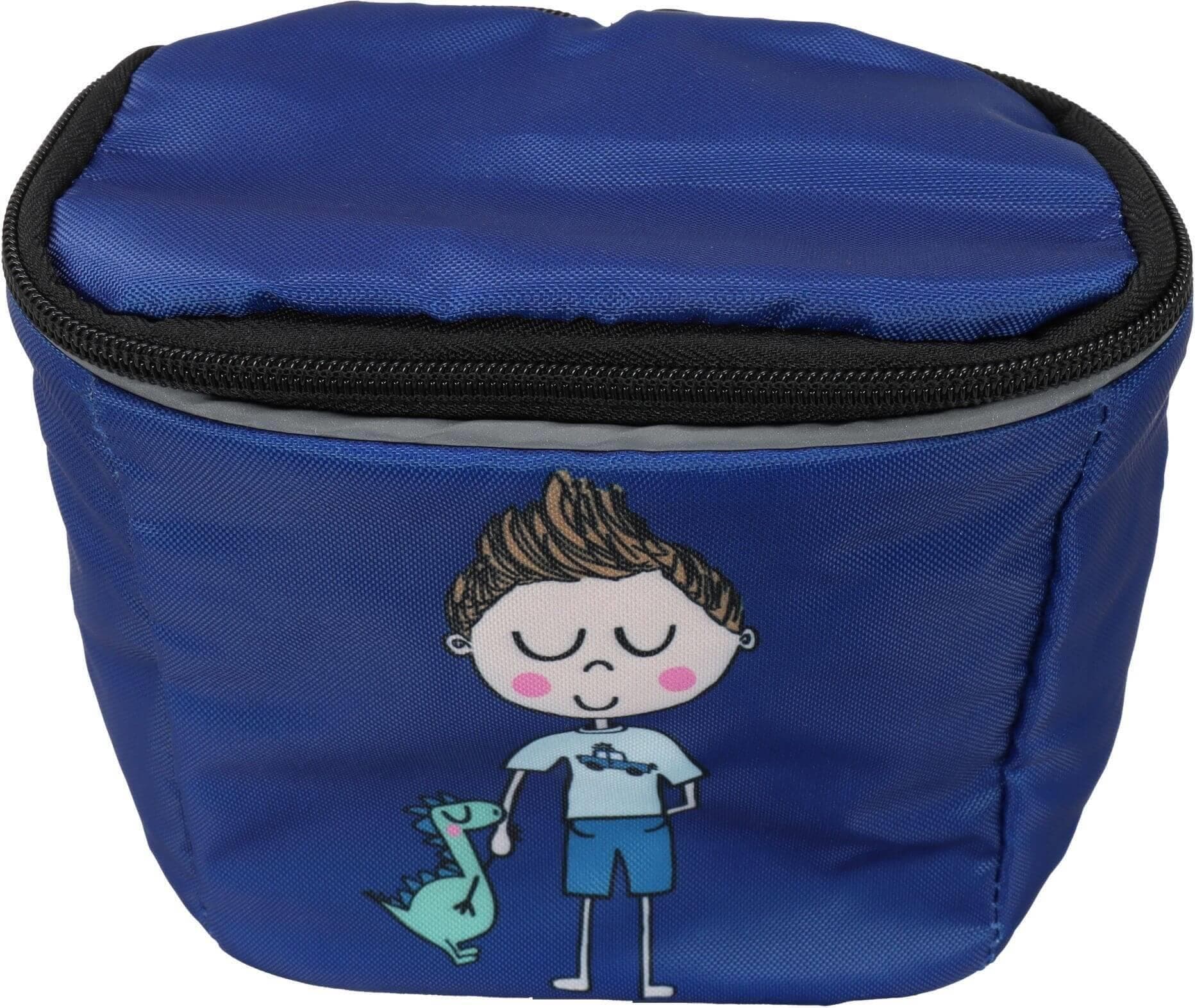 Универсален детски калъф за кормилото на колело - Honju Diego Dino Kinder Bicycle Handlebar Bag (син)