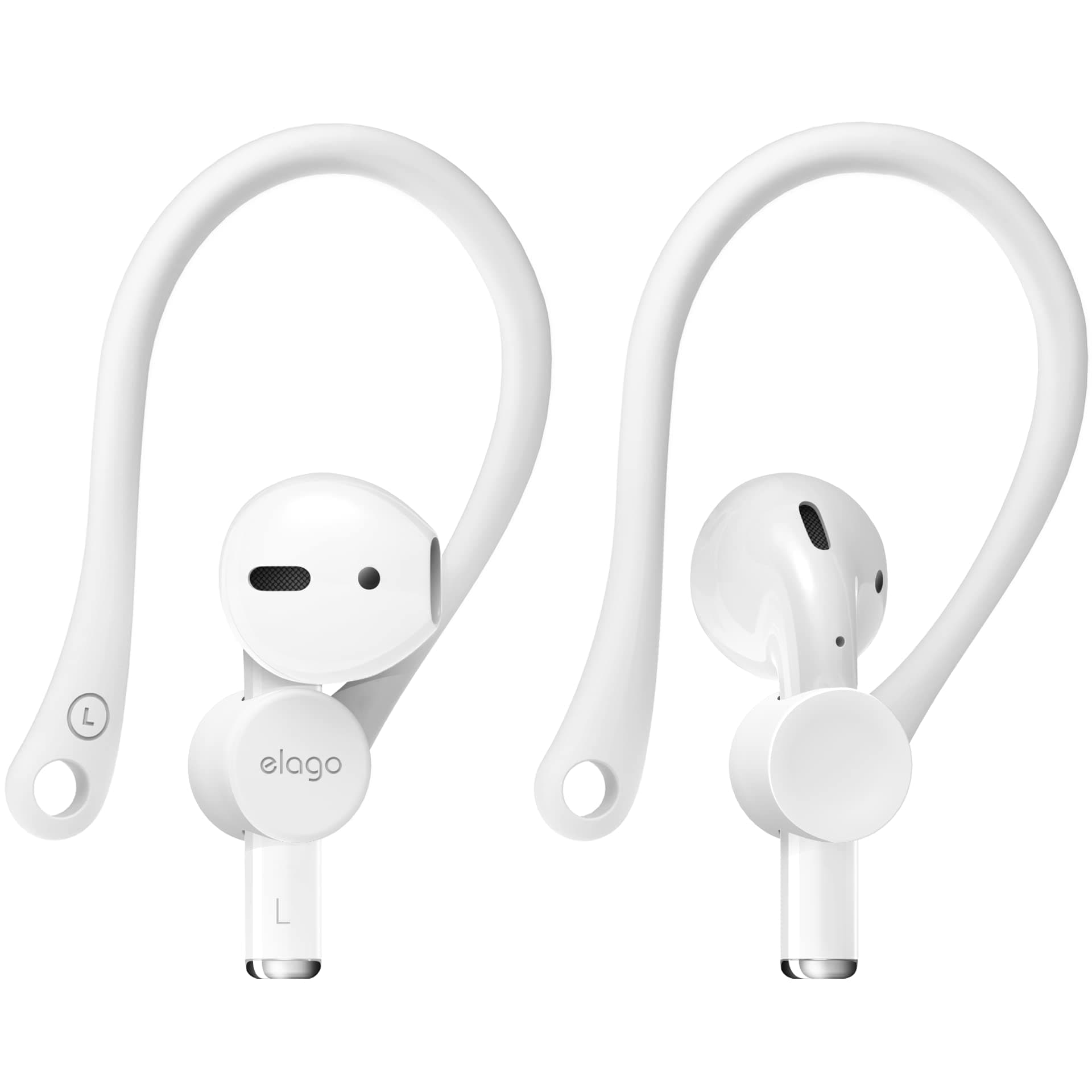 Кукички за слушалки Elago AirPods EarHooks, за Apple Airpods и Apple Airpods 2, силиконови, лилави