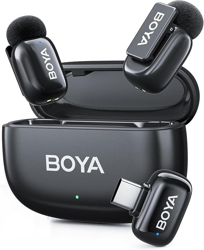 Безжична микрофонна система BOYA Mini 2-02 с USB-C
