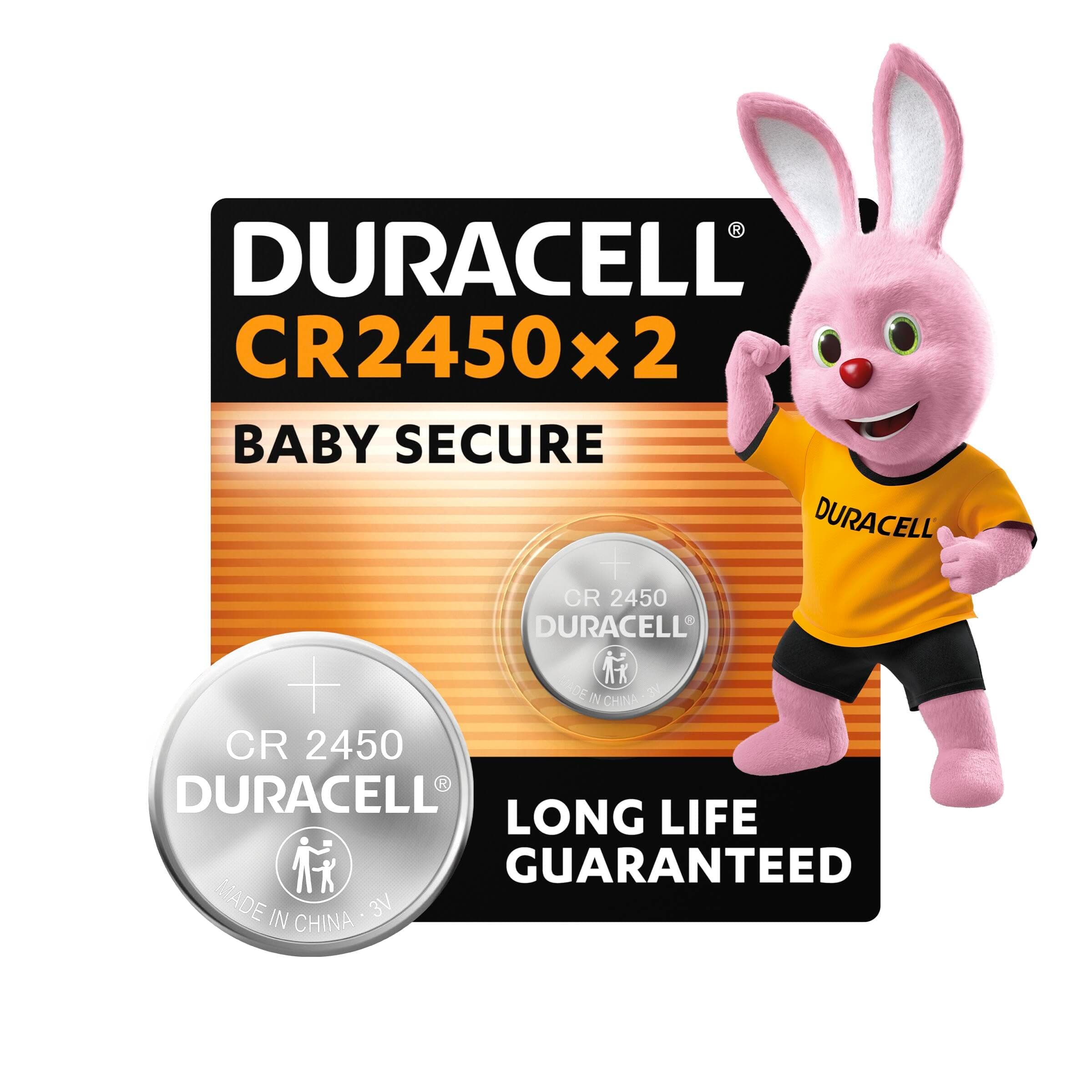 Батерия литиева CR2450 3V 2pk блистер DURACELL /цена за 2 батерии/
