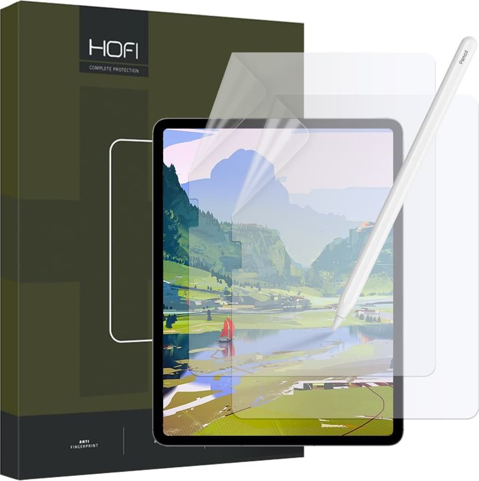 Качествено защитно покритие (подходящо за рисуване) за дисплея на iPad Pro 11 (2024) (2 броя) - Hofi Paper Pro Plus Screen Protector