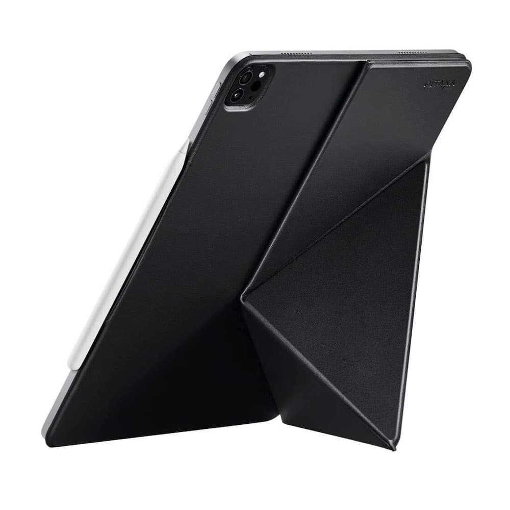 Магнитен полиуретанов кейс с поставка за iPad Pro 11 (2024) - Pitaka MagEZ Folio 2 Case (черен)