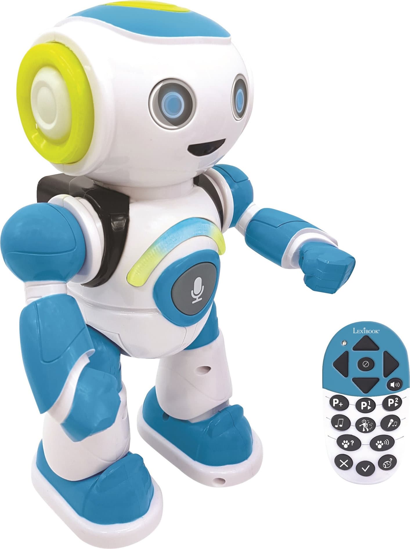 Образователен детски робот с дистанционно управление - Lexibook Powerman Junior Educational Robot (син)