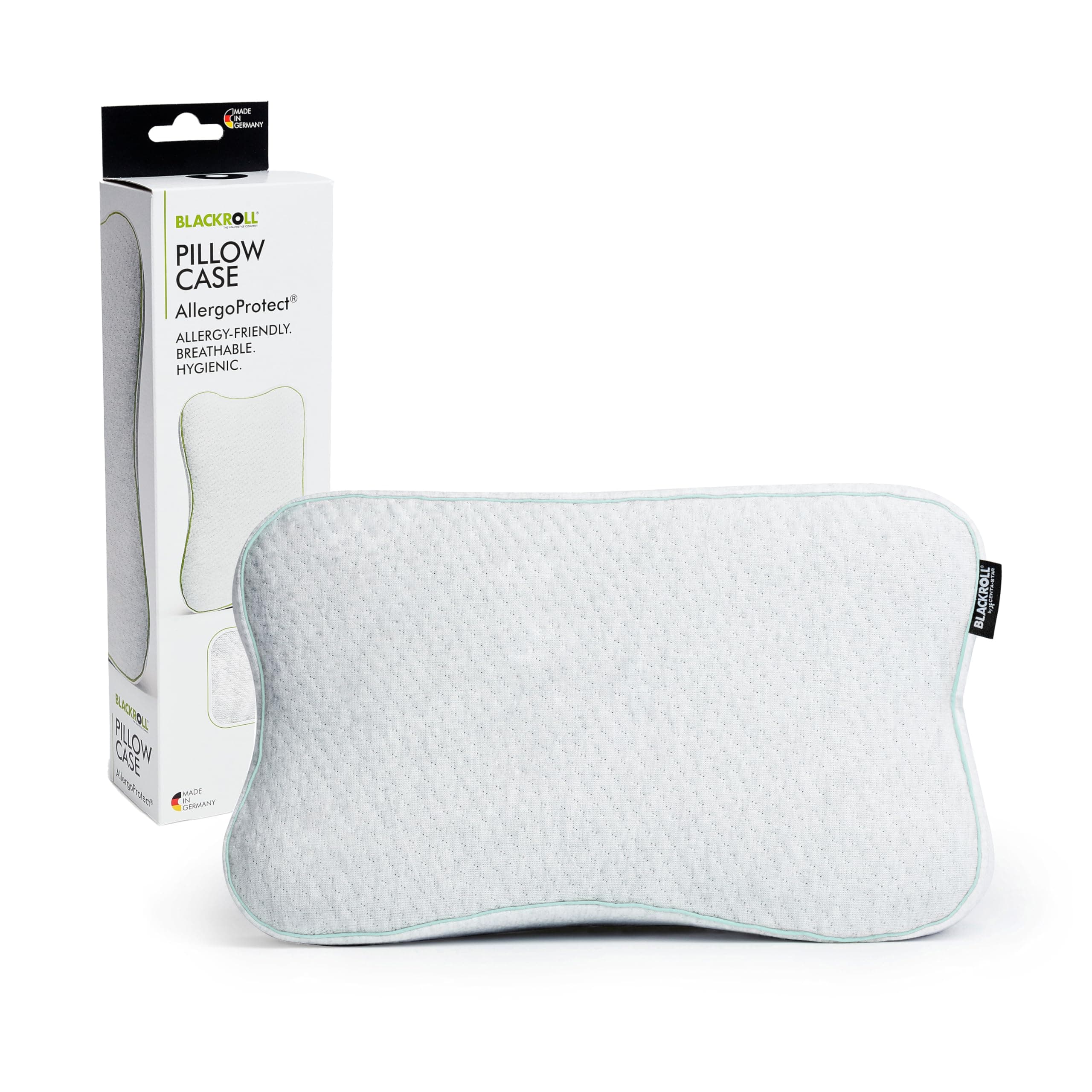 Blackroll Blackroll® Pillow Case AllergoProtect® | Противоалергенен калъф за възстановителна възглавница 50 x 30 cm Сив