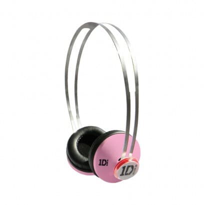 Слушалки за мобилни устройства - Jivo One Direction SnapCaps On-Ear Leather Band Headphones (розови)