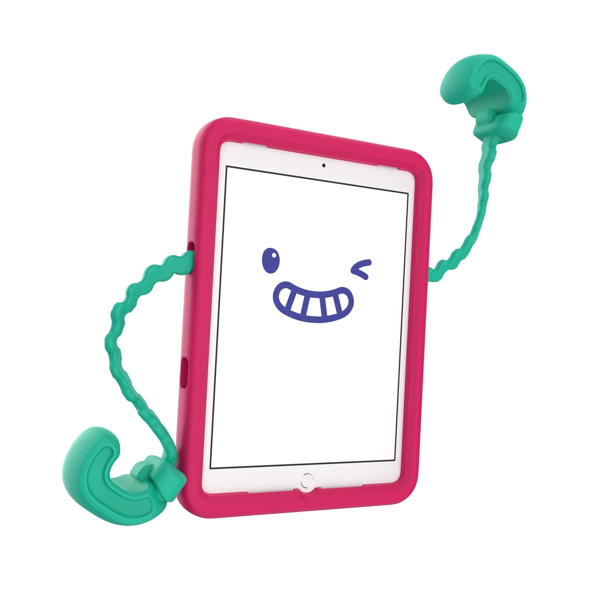 Speck Case-E Kids Case- удароустойчив кейс и поставка за iPad 9 (2021), iPad 8 (2020), iPad 7 (2019) (розов)