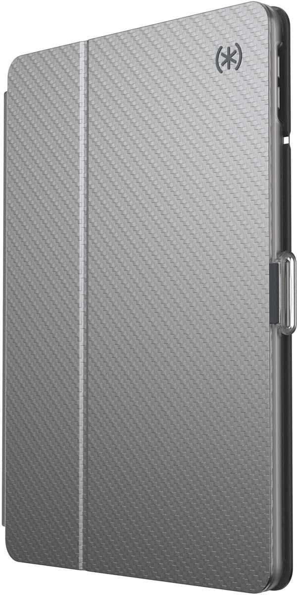 Текстилен калъф и поставка за iPad 9 (2021), iPad 8 (2020), iPad 7 (2019) - Speck Balance Folio Case (тъмносив)