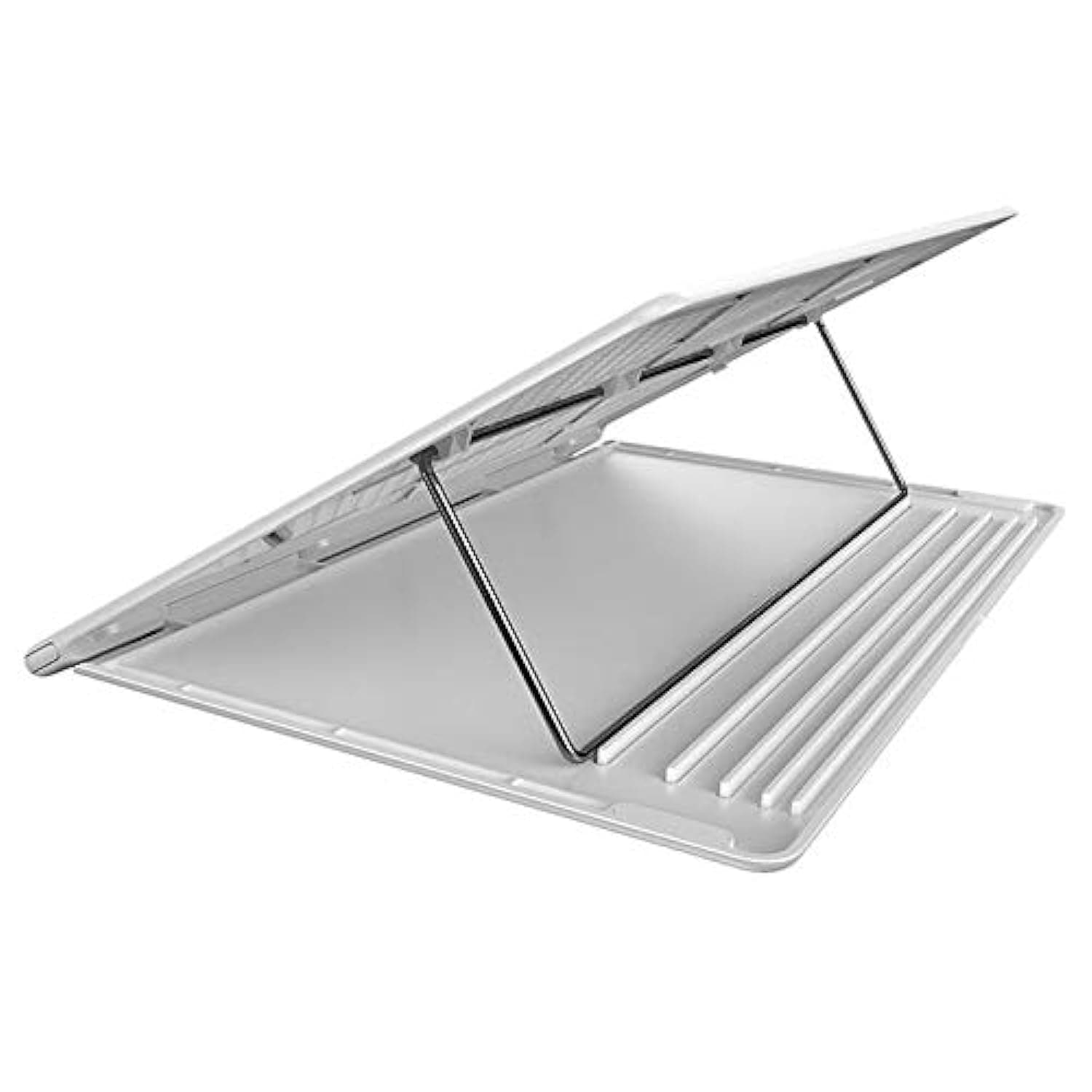 Поставка за лаптоп Baseus Foldable Laptop Stand (SUDD-2), до 15"(38.1 cm), сгъваема, гумирано покритие, бяла