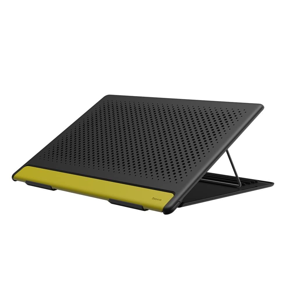 Поставка за лаптоп Baseus Foldable Laptop Stand (SUDD-GY), до 15"(38.1 cm), сгъваема, гумирано покритие, черна