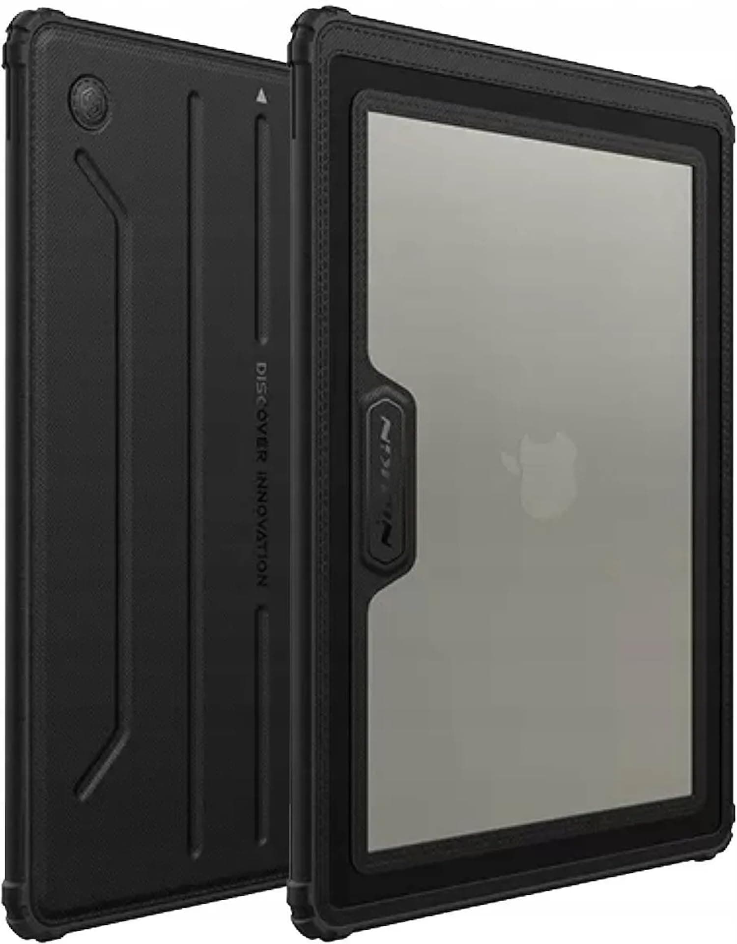 Качествен удароустойчив калъф за MacBook Air 15 M2 (2023), MacBook Pro Touch Bar 15 и лаптопи до 15.4 инча - Nillkin Bumper Frosted Laptop Sleeve (черен)