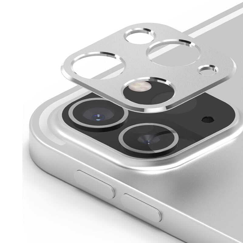 Предпазна плочка за камерата на iPad Pro 12.9 (2020), iPad Pro 12.9 (2021), iPad Pro 11 (2020), iPad Pro 11 (2021) - Ringke Camera Lens Glass (сребрист)