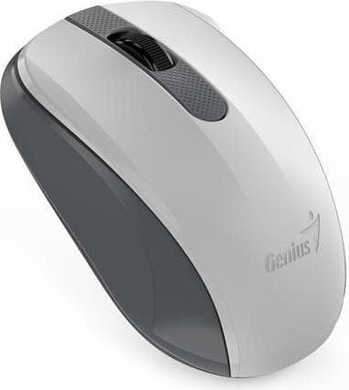 Мишка Genius NX-8008S, безжична, оптична 1200 dpi, бяла/сива