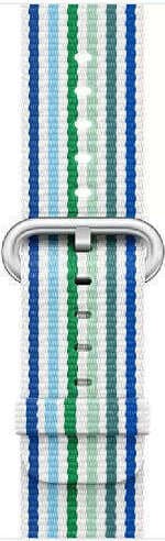 Оригинална текстилна каишка за Apple Watch 42мм, 44мм, 45мм, 46мм, Ultra, Ultra 2 49мм - Apple Watch Woven Nylon Band (син-зелен)