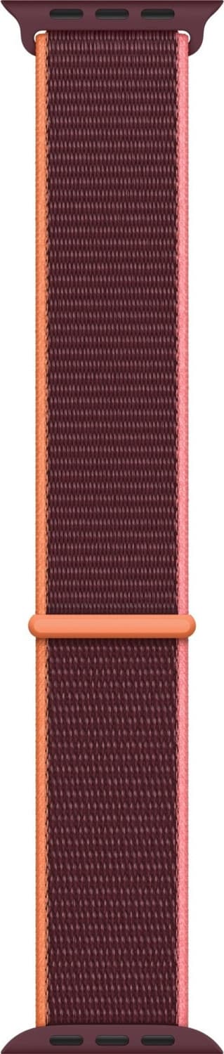 Оригинална текстилна каишка за Apple Watch 42мм, 44мм, 45мм, 46мм, Ultra, Ultra 2 49мм - Apple Plum Sport Loop (розов-кафяв)
