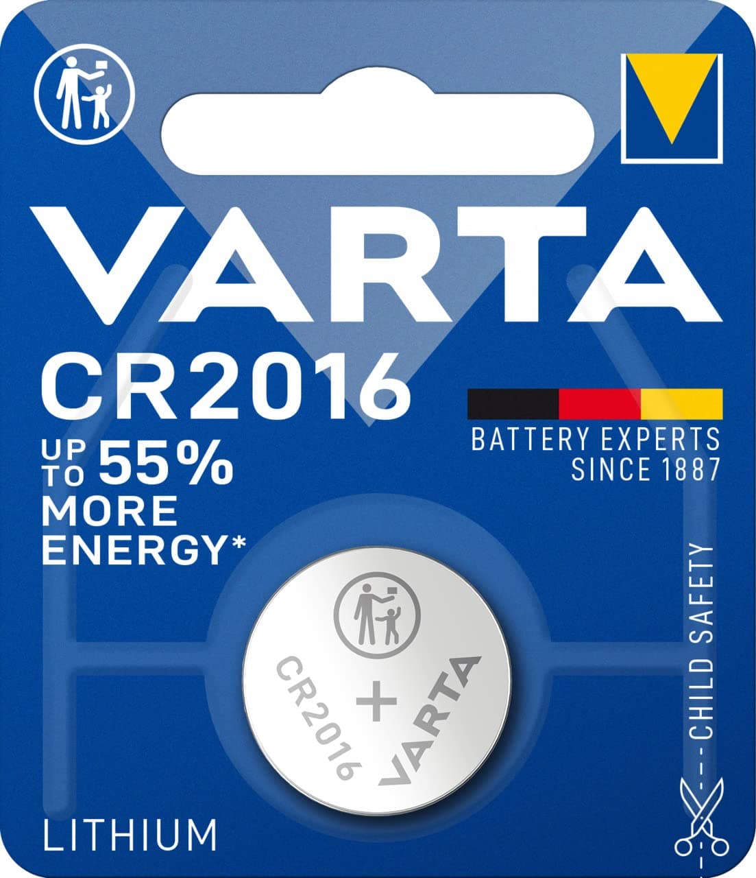 VARTA ELECTRONICS CR 2016 LITHIUM