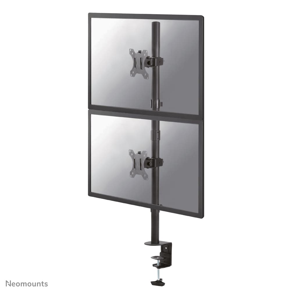 NEOMOUNTS BY NEWSTAR Neomounts Flat Screen Desk Mount (clamp) for 2 Monitor Screens