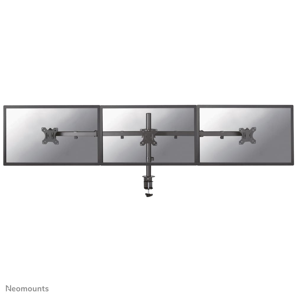 NEOMOUNTS BY NEWSTAR Neomounts Flat Screen Desk Mount (clamp/grommet) for 3 Monitor Screens
