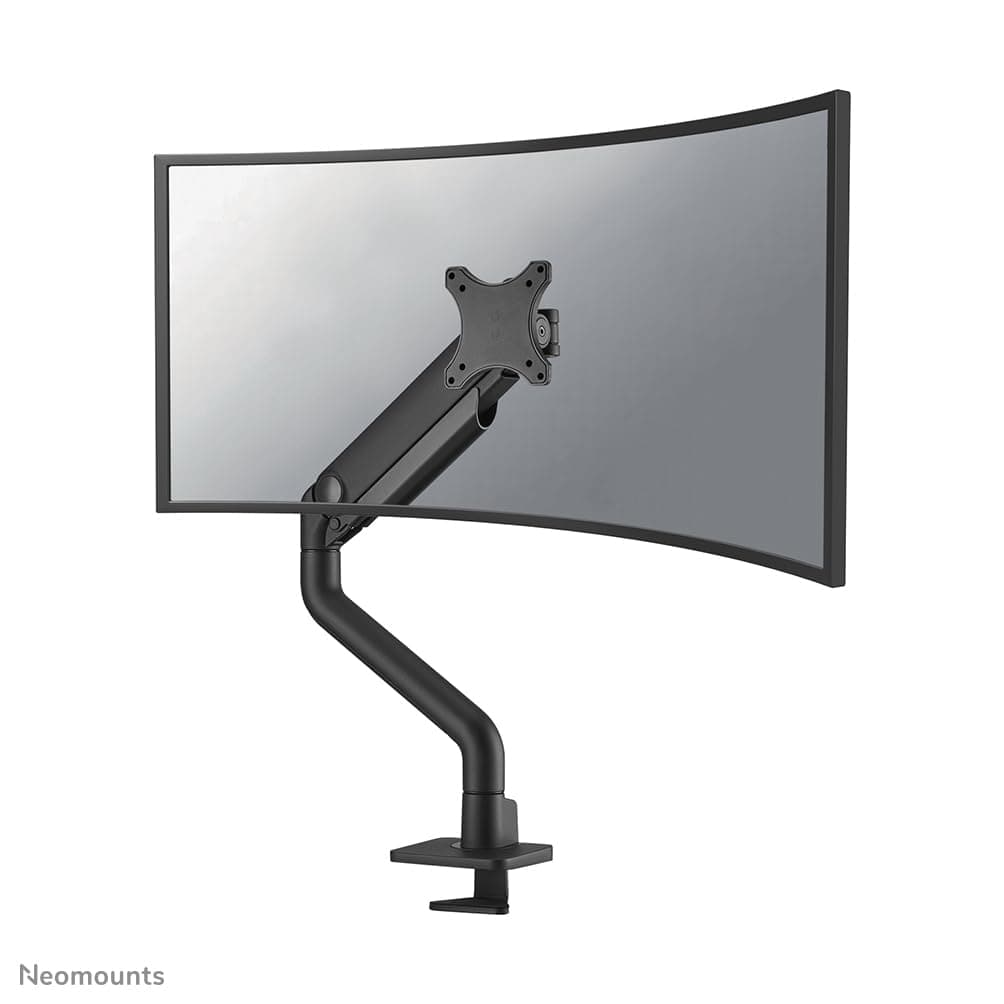 Стойка за монитор Neomounts DS70S-950BL1, за плот, за екрани от 17" до 49", VESA до 100 x 100, до 18 кг, регулируема, черна