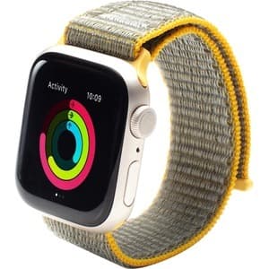 Текстилна каишка за Apple Watch 38мм, 40мм, 41мм - Zagg Gear4 Nylon Sport Watch Band (жълт)