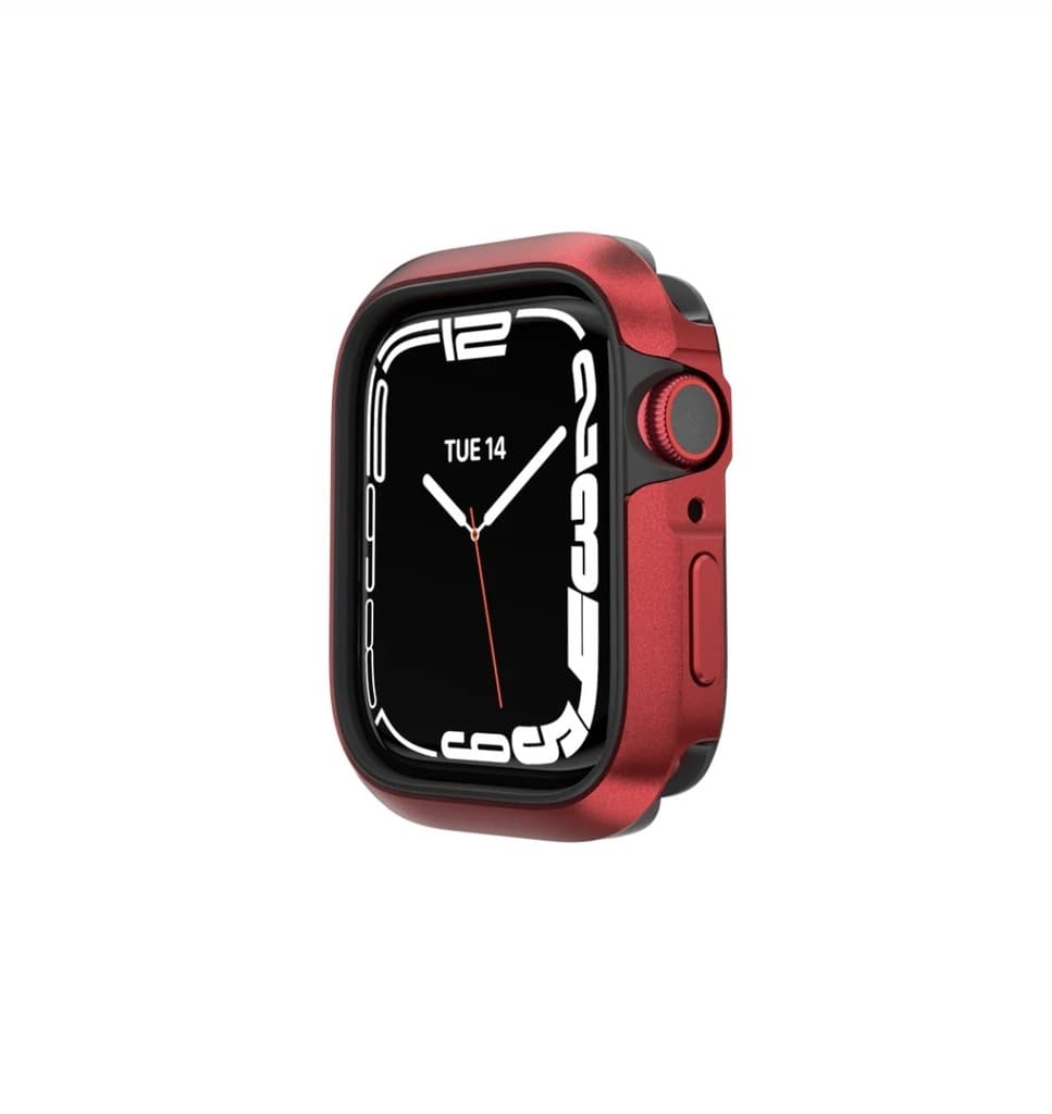 Удароустойчив хибриден кейс за Apple Watch 41мм, 40мм - SwitchEasy Odyssey Case (червен)