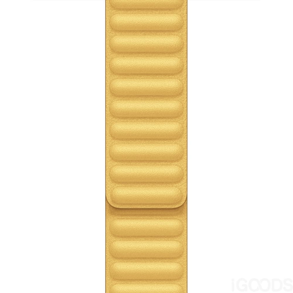 Кожена каишка от естествена кожа за Apple Watch 38мм, 40мм, 41мм - Tactical 733 Leather Loop Band (жълт)
