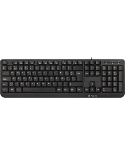 Клавиатура NGS FUNKY V3, 12 мултимедийни бързи клавиши, черна, USB
