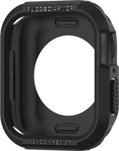 Удароустойчив TPU кейс за Apple Watch 40мм, 41мм - Spigen Rugged Armor Case (черен)