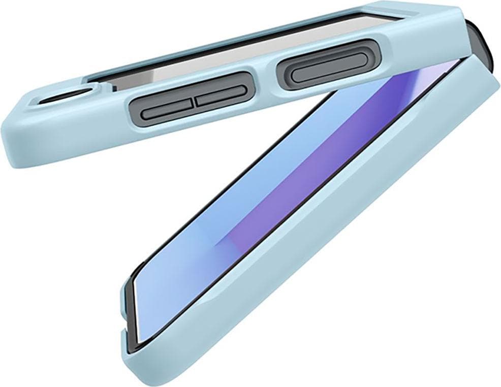 Качествен поликарбонатов кейс за Samsung Galaxy Z Flip5 - Spigen AirSkin Case (син)