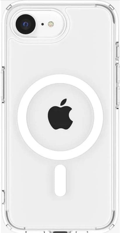 Тънък качествен силиконов (TPU) калъф с MagSafe за iPhone 16e (прозрачен) - Spigen Crystal Flex Magnetic Case