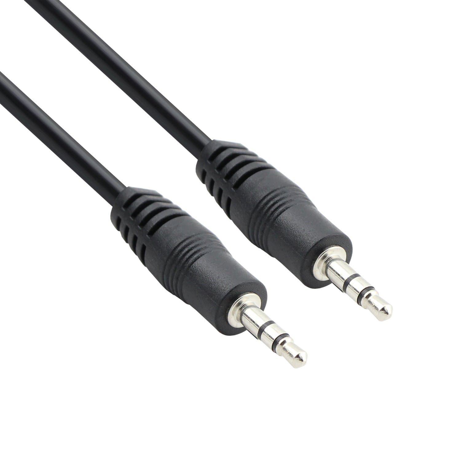 Кабел VCom CV201, 3.5mm Jack(м) към 3.5mm Jack(м), 1.8m, черен