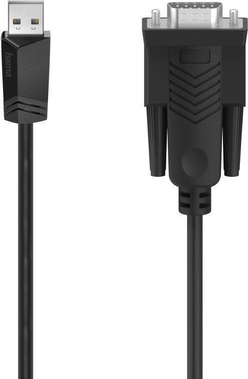 Кабел HAMA 200622, USB A(м) към D-Sub(м), 1.5m, черен