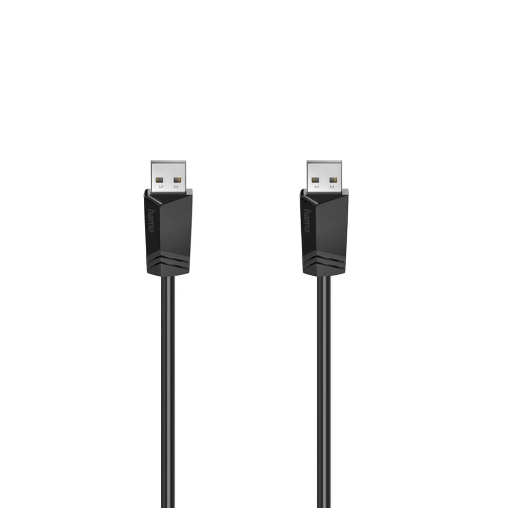 Кабел HAMA 200601, от USB-A(м) към USB-A(м), 1.5m, сив