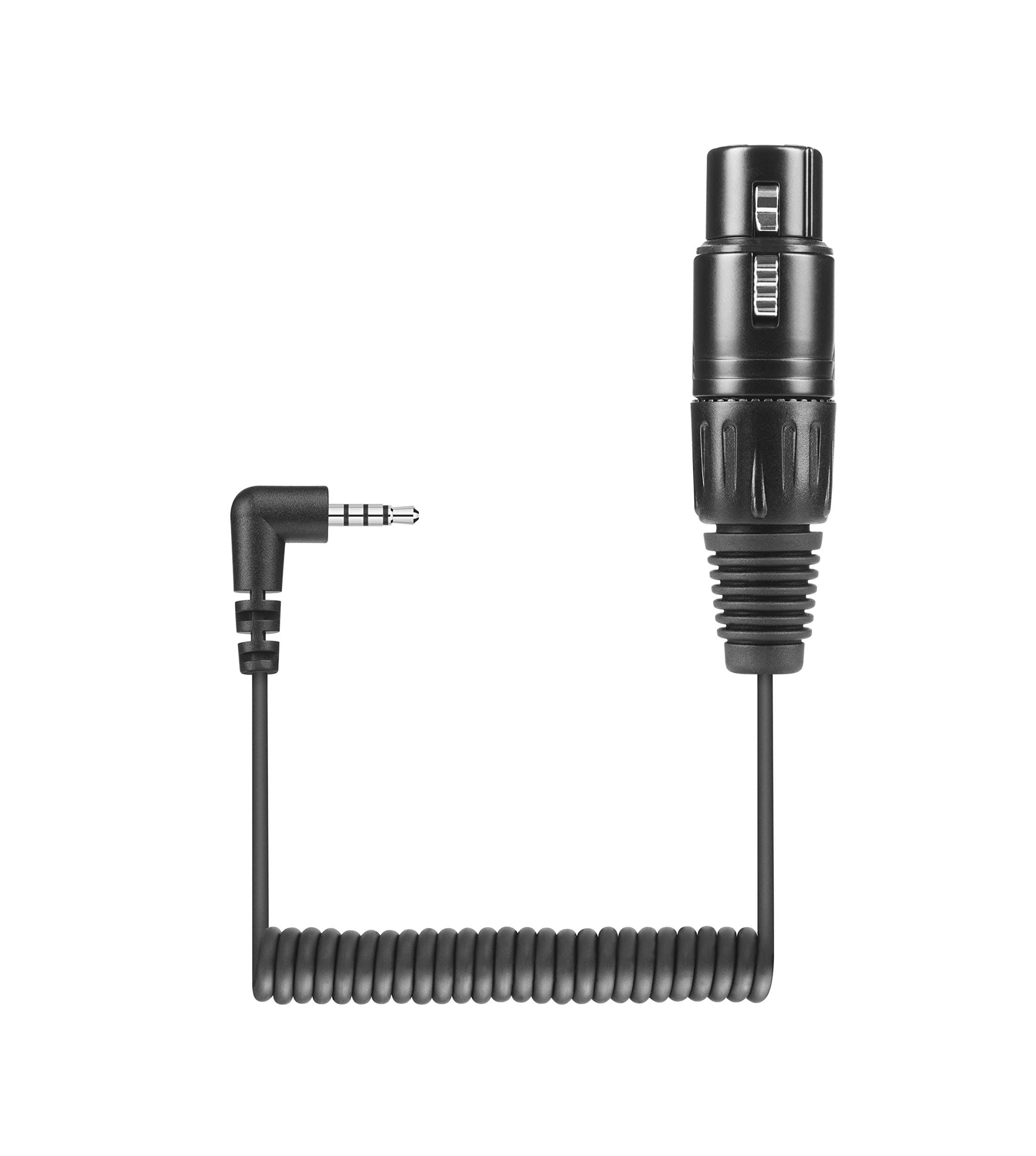 Преходник Sennheiser KA 600i, от XLR-3(ж) към 3.5mm Jack(м), черен, спирала