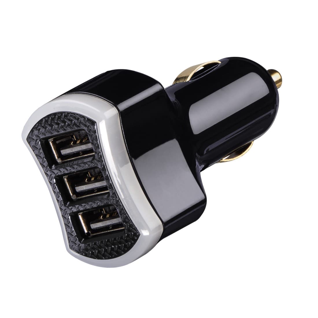 Зарядно за кола Hama 3x USB A(ж), черно
