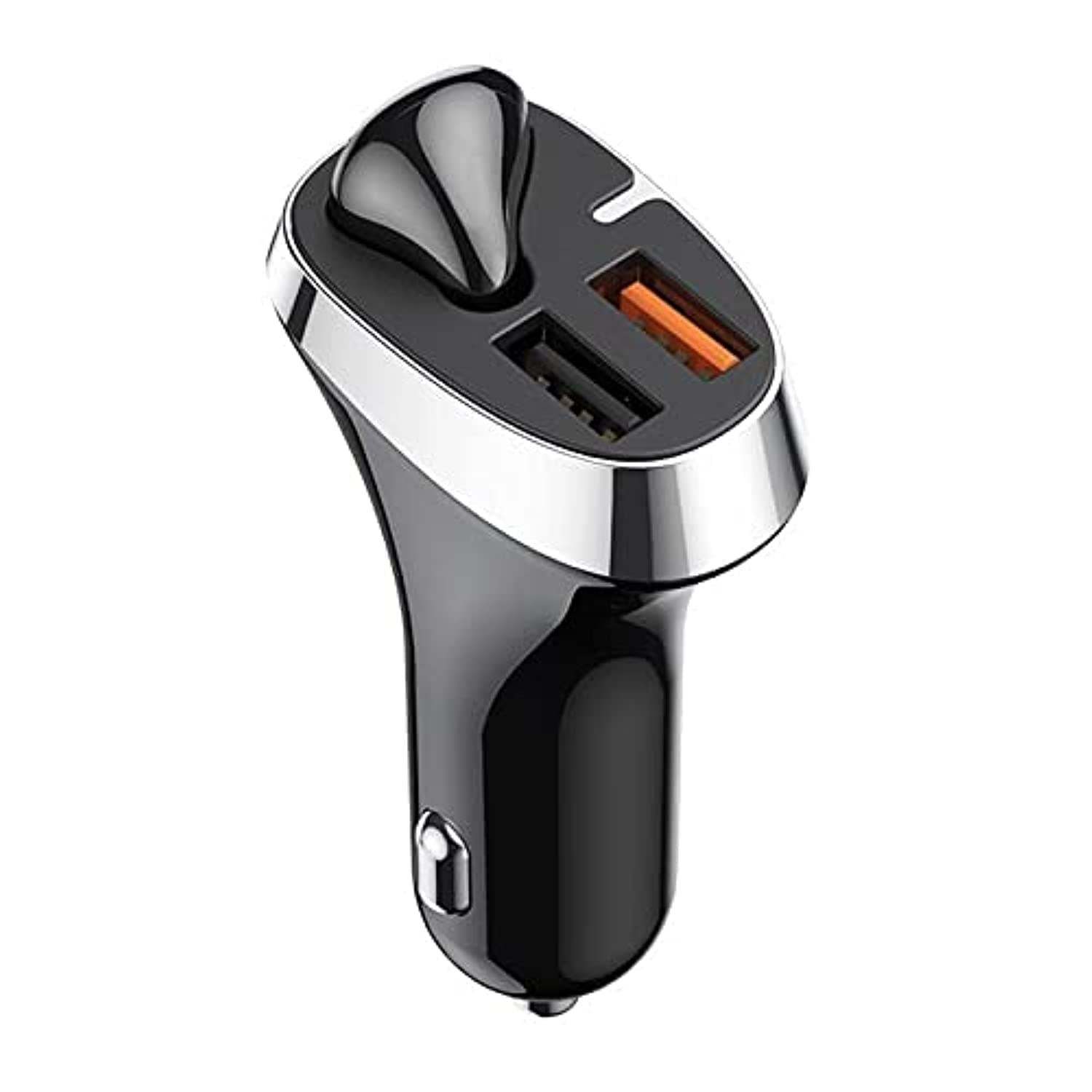 Зарядно за кола Joyroom Car Charger 2 x USB with Bluetooth Earphone 30W, от автомобилна запалка към 2x USB-A(ж), 1.5V/2.1A, със слушалка, черно