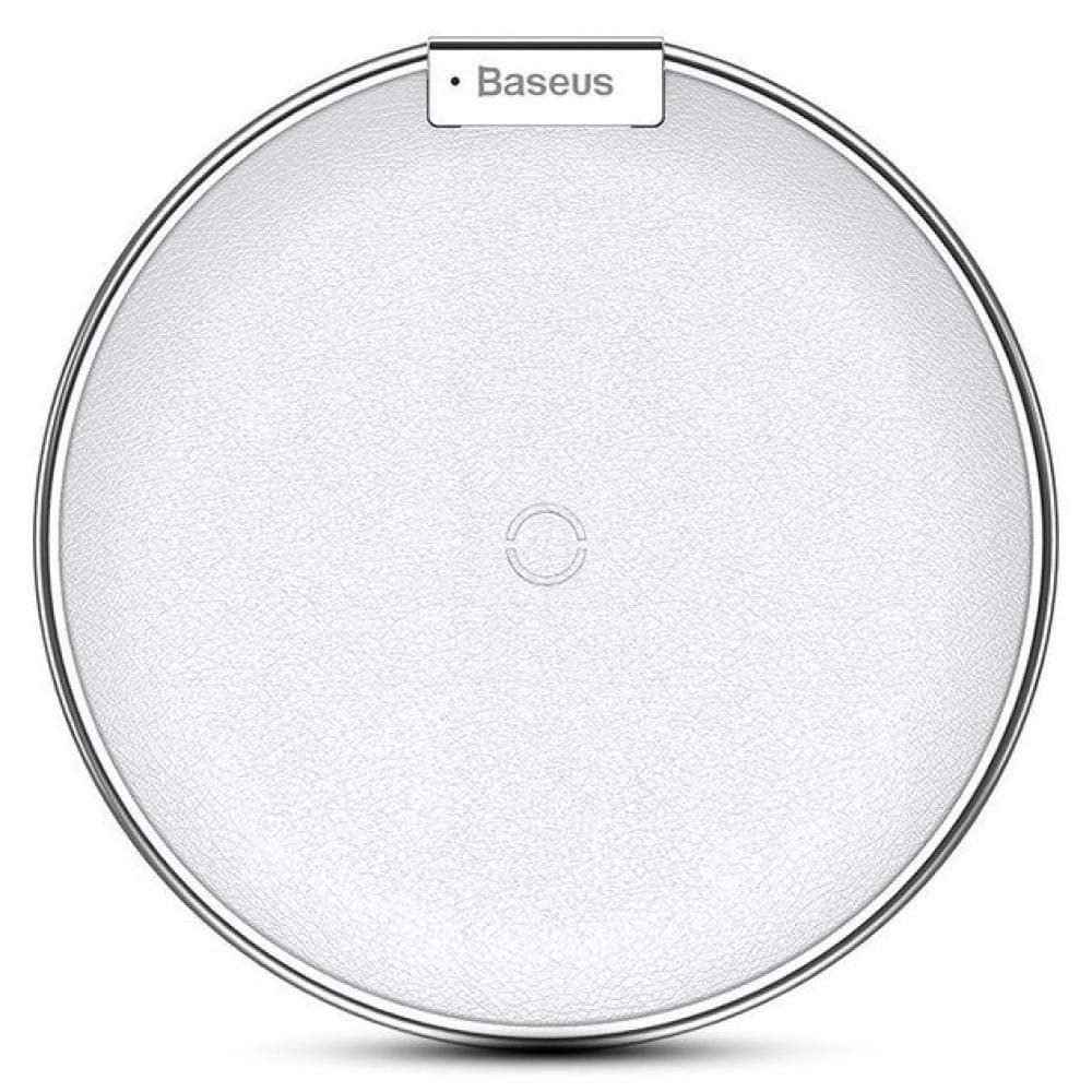 Безжично зарядно Baseus Wireless Charger Desktop (WXIX-0S), от USB Micro B(ж) към безжично зареждане, бяло