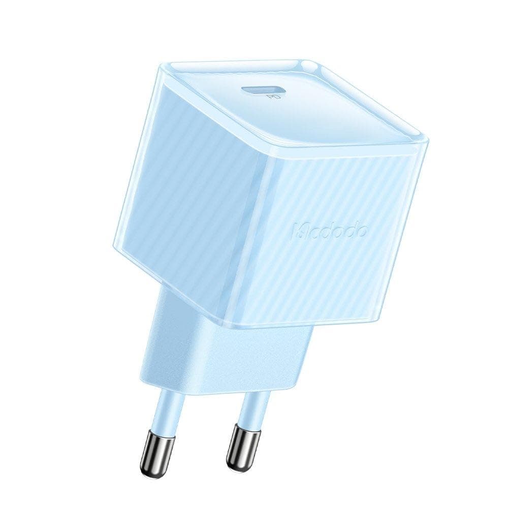 Зарядно устройство McDodo CH-3772, от контакт към 1x USB-C(ж), 12V/1.67A, синьо, 20W, QC 4.0