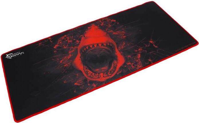 Подложка за мишка White Shark Sky Walker, гейминг, черна, 800 x 350 mm