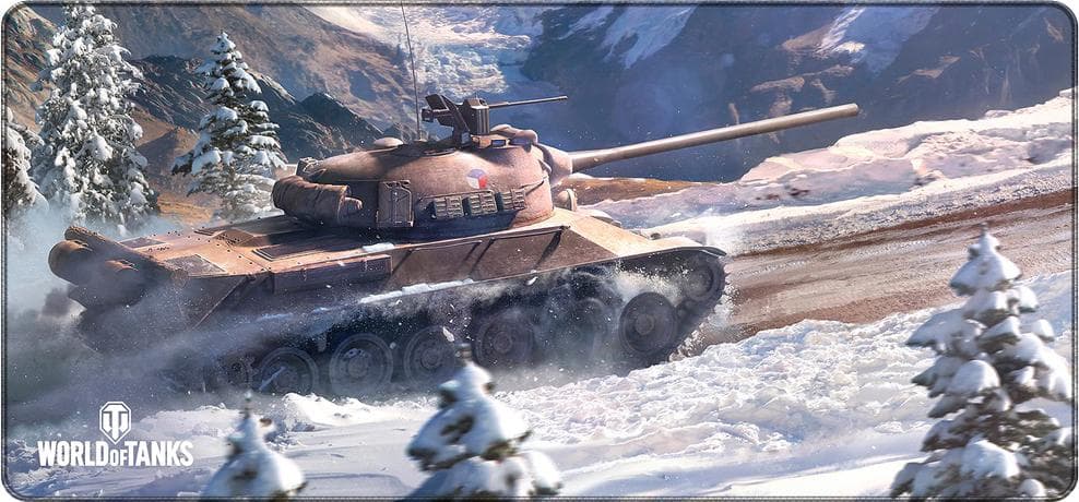 Подложка за мишка FSHolding World of Tanks TVP T 50/51 (FSWGMP_T50/55_XL), гейминг, разноцветна, 900 x 400 x 3 mm