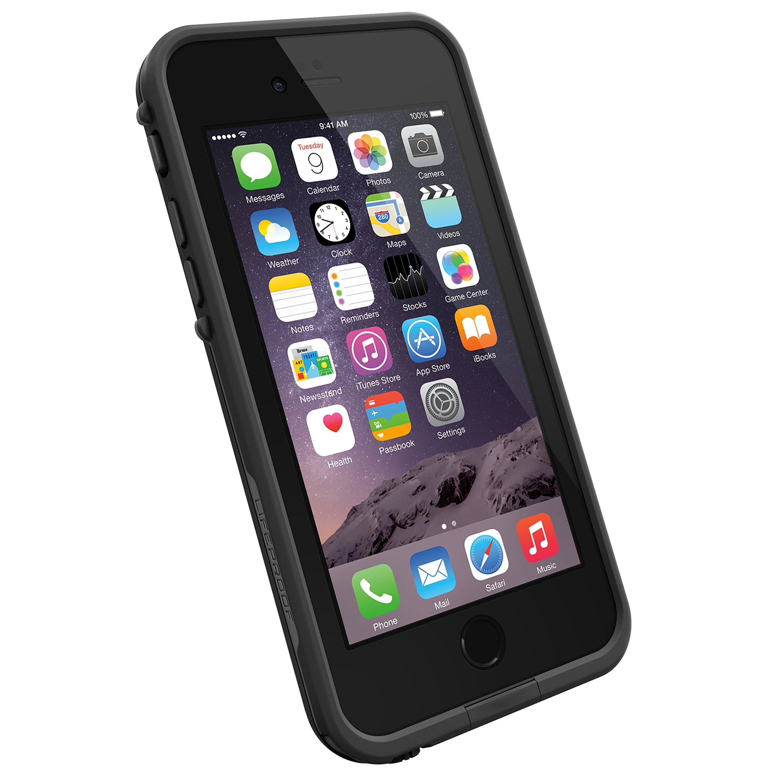 Ударо и водоустойчив кейс за iPhone 6 - LifeProof Fre Touch ID (черен)