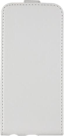 Вертикален кожен калъф за iPhone 6, iPhone 6S - Xqisit Flipcover Case (бял)