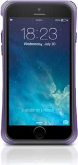 Силиконов бъмпер за iPhone 6, iPhone 6S - Macally Protective Frame (лилав)