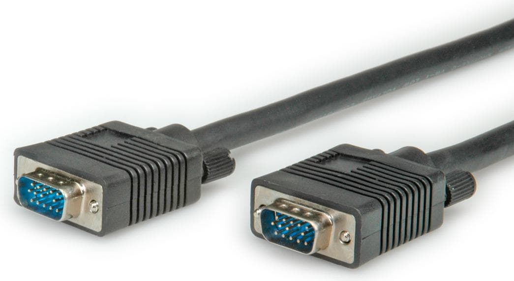Кабел Roline S3606-2, VGA(м) към VGA(м), 15m, черен