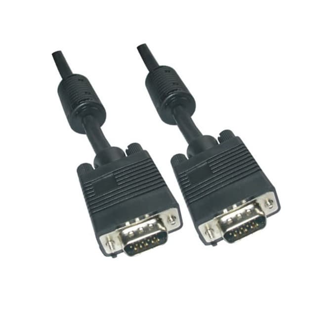 Кабел VCom, VGA(м) към VGA(м), 40m, никелирани конектори