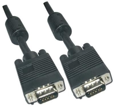 Кабел VCom VGA(м) към VGA(м), 1.8m, никелирани конектори