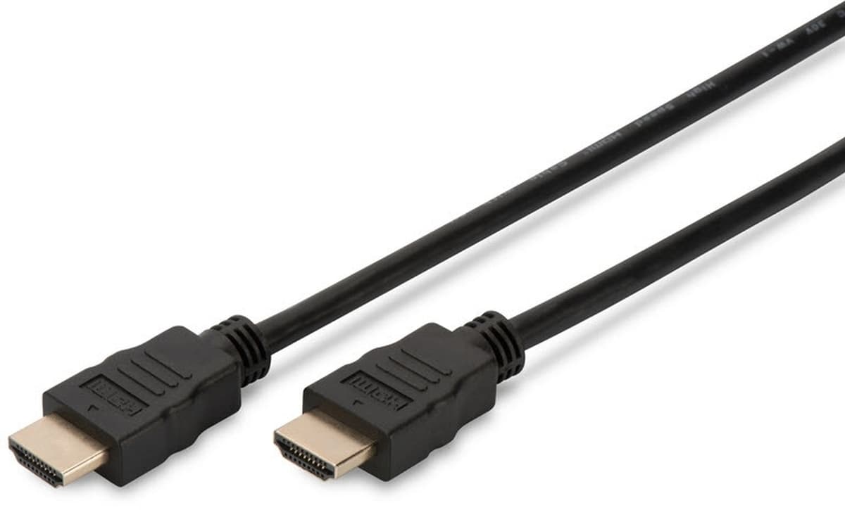 Кабел ASSMANN AK-330107-030-S, HDMI(м) към HDMI(м), 3.0м, поддържа 4K Ultra HD 3840x2160, 3D, ARC